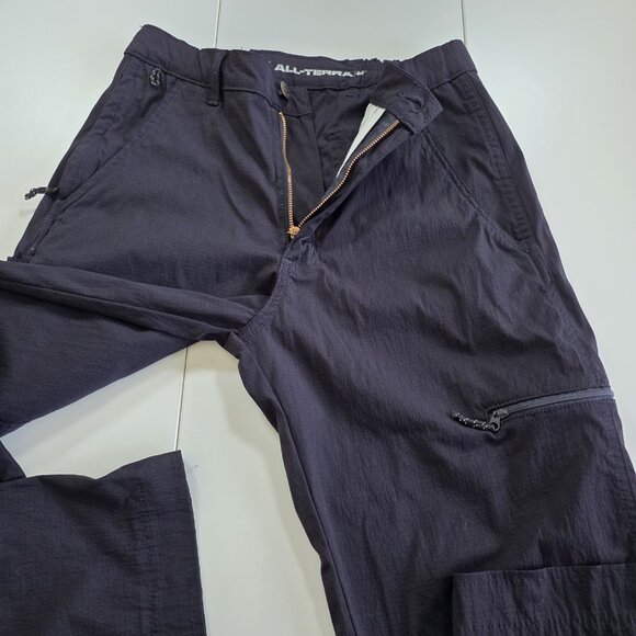 Wrangler All Terrain Pants Mens 30x32 Black Rip Stop No Fly Zone Tech Utility - Picture 9 of 16